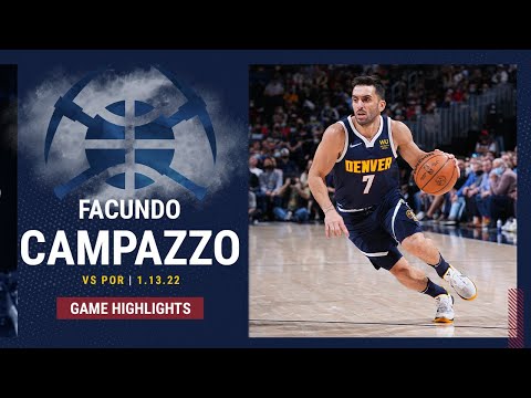 HIGHLIGHTS: Facundo Campazzo drops 18 points, 12 assists in win vs. Trail Blazers (01/13/2022)