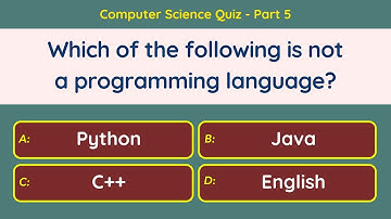 Computer Science Quiz – Part 5/10 | IT Fundamentals Quiz – GK on Computers, Data, & Technology Terms