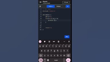 c program (for loop )