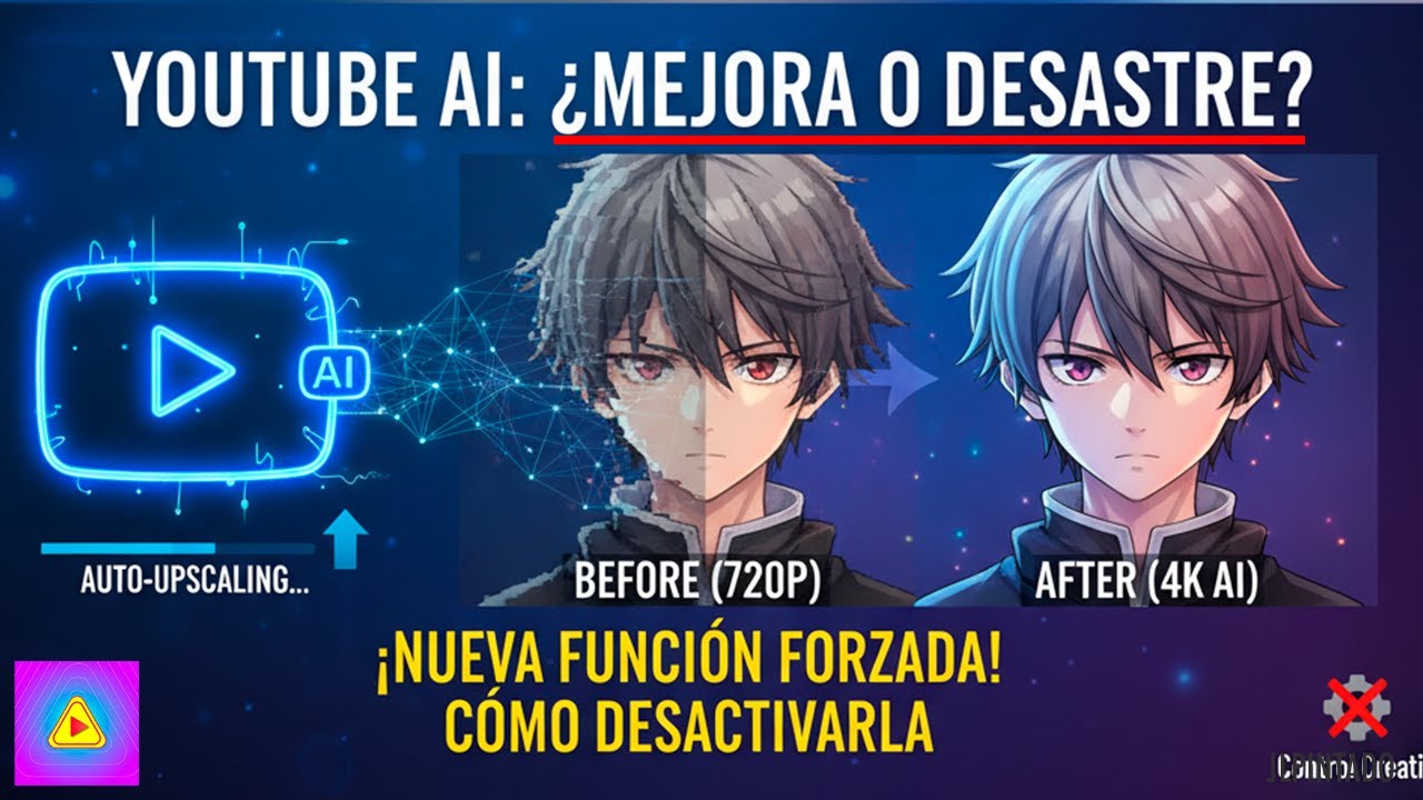 SIN TU PERMISO Youtube MODIFICARA tus vídeos | Escalador IA de Youtube ...