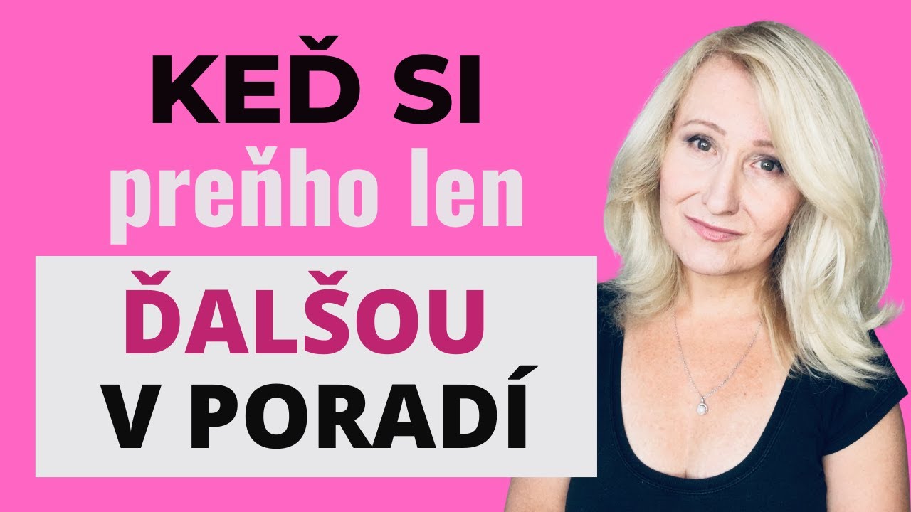 Nie si preňho dôležitá