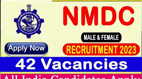 NMDC Recruitment 2023 | 42 Vacancies  | Administrative Officer #JOB #RECRUITMENT #CAREER