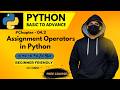 "Assignment Operators - Ye Trick 90% Time Bachati Hai!⚡🤯" | Python for Beginners #python #operators