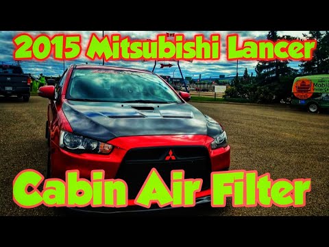 How to Replace Your Cabin Air Filter| 2015 Mitsubishi Lancer | 2008 to 2017 Lancer