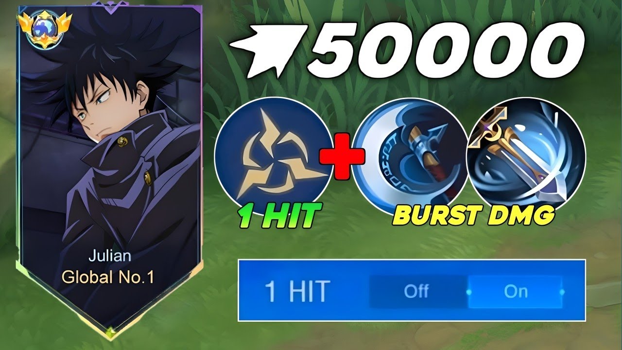 JULIAN NEW  BURST 1 HIT CRIT BUILD 2026 - JULIAN GAMEPLAY - TOP 1 GLOBAL JULIAN 