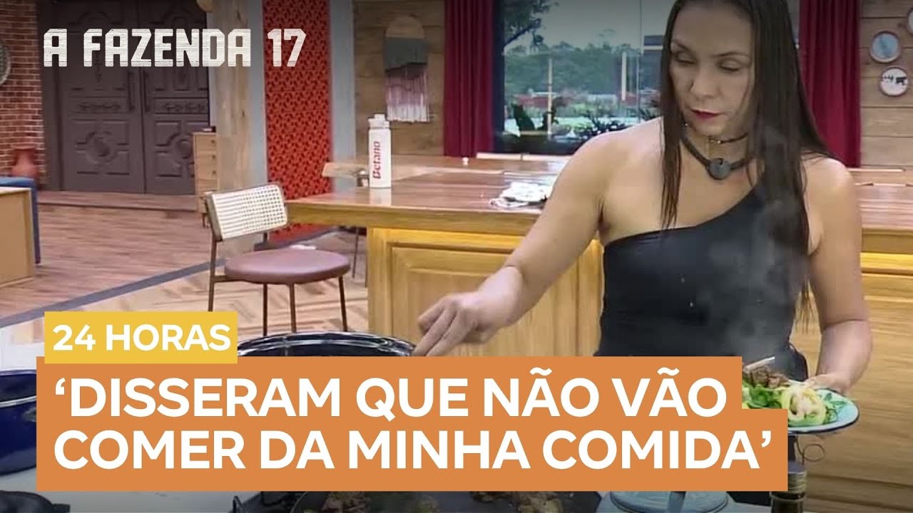 Yoná reclama que peões não querem comida feita por ela: 'Vão deixar estragando' | A Fazenda 17
