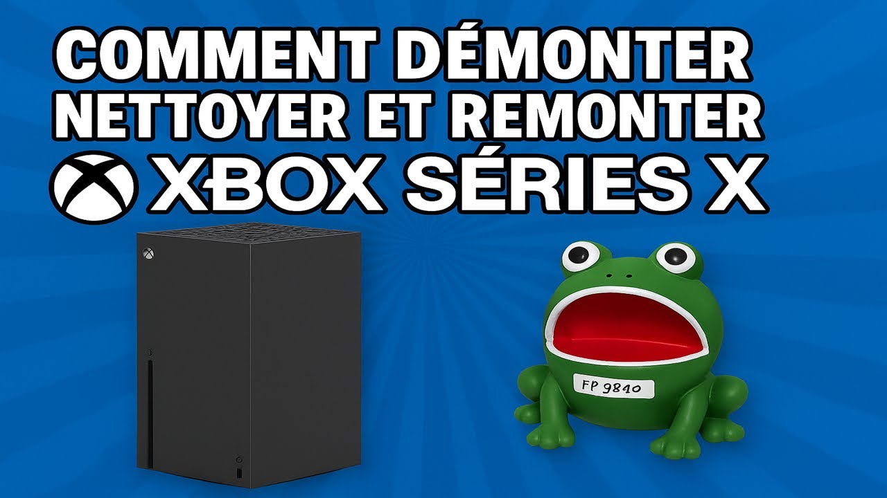 COMMENT DEMONTER NETTOYER ET REMONTER SA XBOX SÉRIES X + CHANGEMENT DE LA PÂTE THERMIQUE