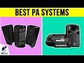 10 Best PA Systems 2019