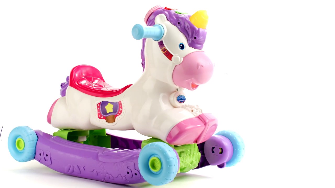 vtech unicorn ride on