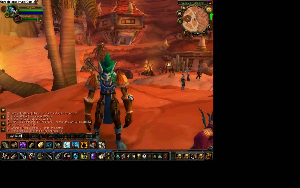 wow lvl19 troll hunter masacer pvp