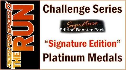 Need For Speed™ The Run - Challenge Series - Signature Edition