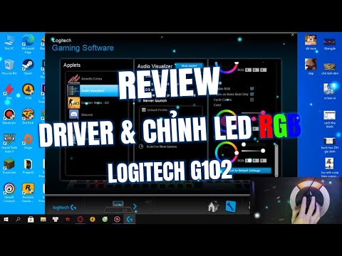 ► Review Driver + Hướng Dẫn Chỉnh Led Nháy Theo Nhạc Cho Logitech G102
