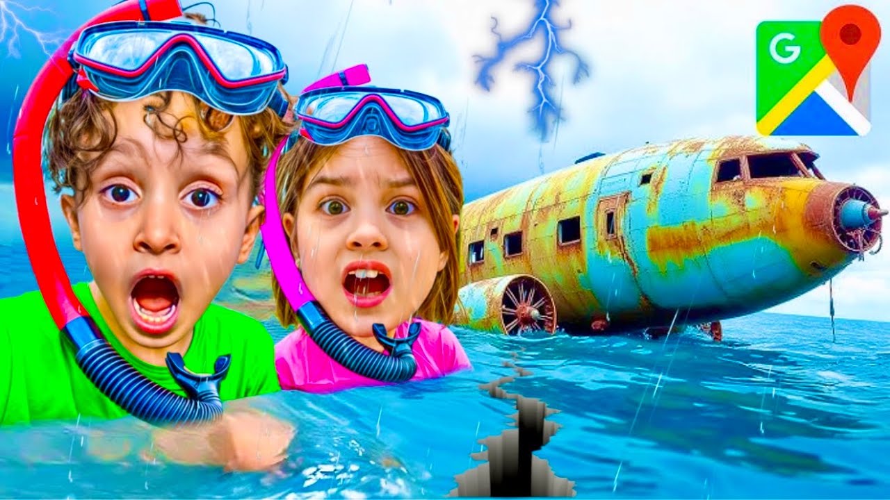 GOOGLE HARİTALARDAKİ EN KORKUNÇ YERLERE GİTTİK !! KUZEY ELİF ÇOK KORKTUK !!