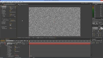 After Effects Tutorial: TV Noise Effect