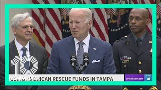 Tampa's mayor and police chief meet with President Biden at the White House