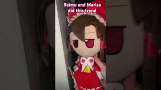 Reimu and Marisa did this trend #touhouproject