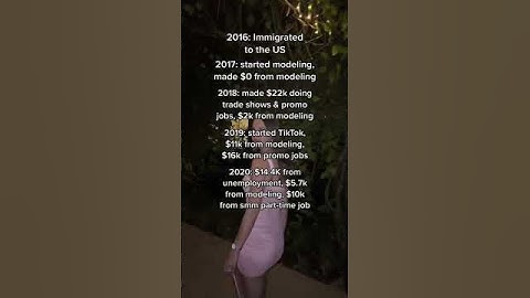 A very realistic breakdown of how much I made from modeling and social media over the past 5 years