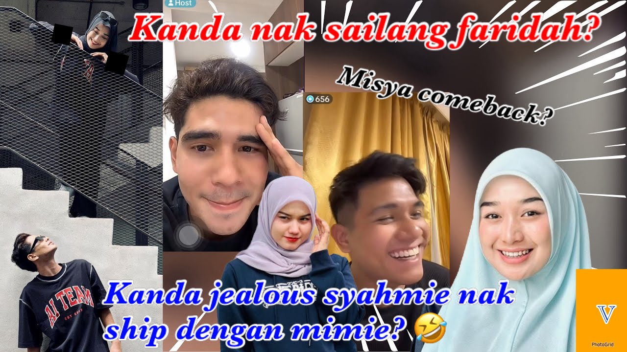 KANDA NAK S4ILANG FARIDAH? KANDA JEALOUS SYAHMIE NAK SHIP DENGAN MIMIE? 🤣