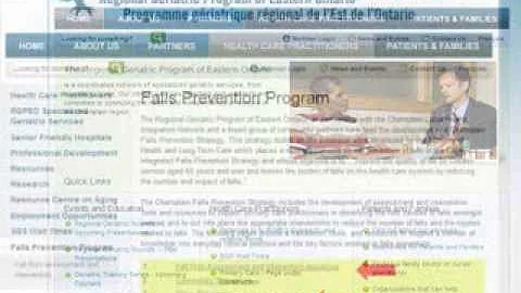 Falls Prevention - Dr. Frank Molnar