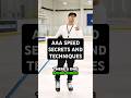 AAA SPEED SECRETS AND TECHNIQUES #hockeycoach #hockeydevelopment