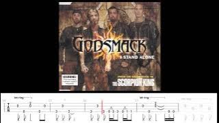 Godsmack - I Stand Alone (Bass Backing Track w/ Bass Tabs)