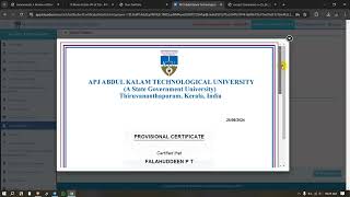 How to Request, Generate and Download "PROVISIONAL & CONSOLIDATED" Certificates in KTU Portal | CASA screenshot 4
