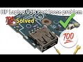 Hp Laptop USB Port loose problem 💯 Solved #usbportfixing #usbfixing