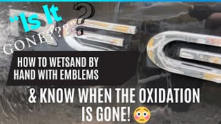 How To KNOW When Oxidation Is Gone!