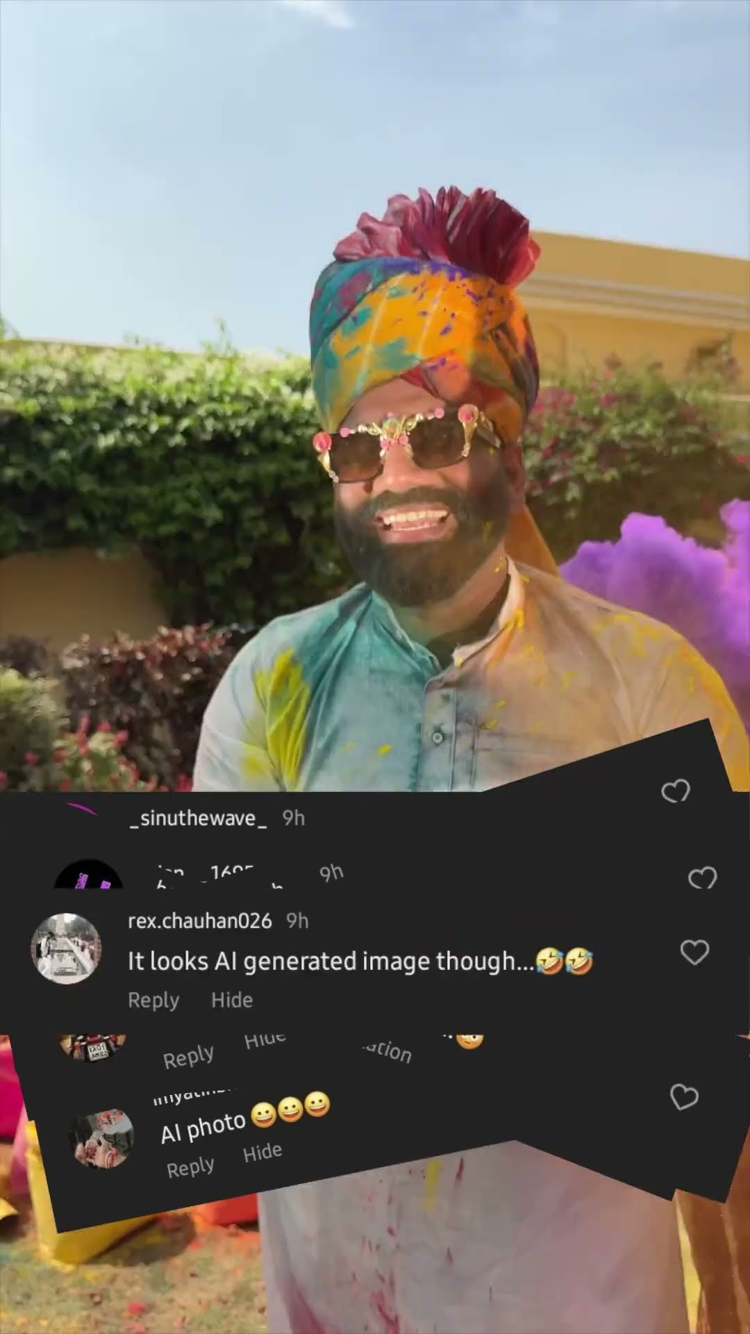 Behind the scenes of this #Holi shoot...#ShotoniPhone #shorts  #TGFamily ? ? ?