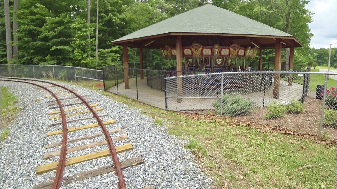 Exploring the Miniature Railroad Tracks at Northeast Park Gibsonville