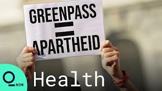 Demonstrators Flood the Streets of Rome Over the Introduction of 'Green Passes'