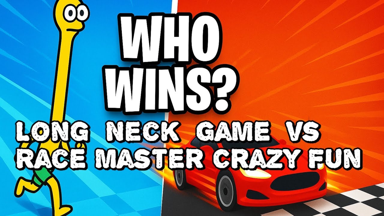 Title Long Neck Game vs Race Master Epic Gameplay Challenge!