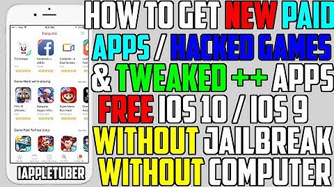 Get PAID Apps + HACKED Games FREE iOS 10 - 10.3 / iOS 9 (NO JAILBREAK NO COMPUTER) iPhone iPad iPod