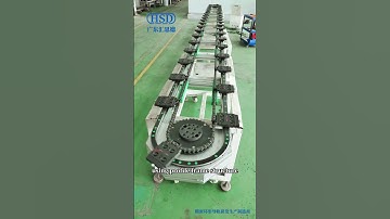 Ring guide track systems. Circular guide rail conveyor line, long elliptical circular guide rail