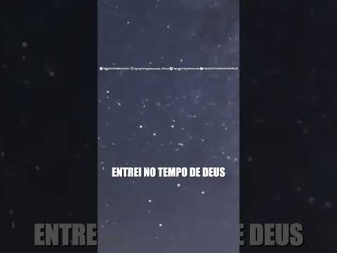 Entrei no tempo de Deus