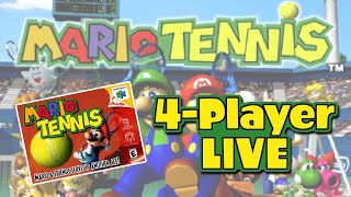 Mario Tennis N64 Four-Player LIVE | Nintendo Switch Online | gogamego
