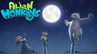 Animated Shows for Kids! | Alien Monkeys (10Minute Cartoon for Kids!)