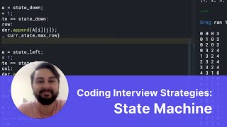 Software Engineering Interview Strategies: State Machine