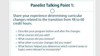 ACES & CACREP Webinar - The Journey to 60: School Counselor Education Programs Transitioning