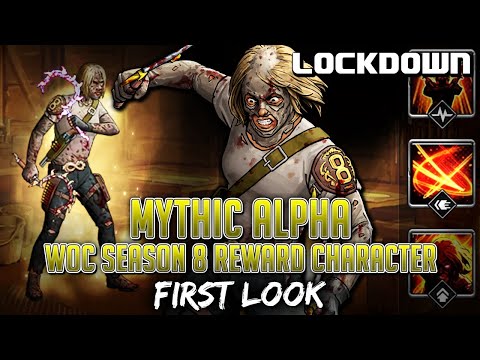 TWD RTS: Mythic Alpha, WOC Season 8 Reward Character! The Walking Dead: Road to Survival Leaks