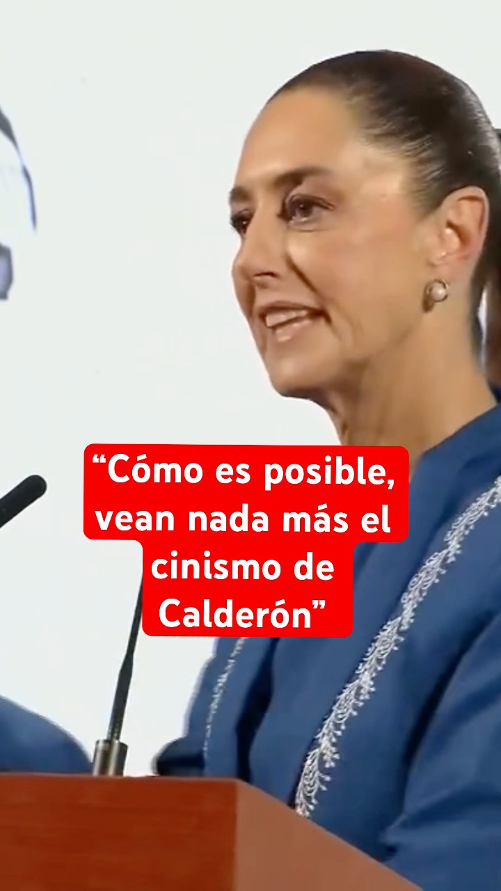 Señala Sheinbaum el cinismo de Calderón al hablar de su relación con García Luna