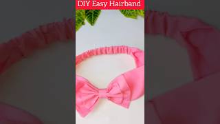 Fabric Hairband At Home 