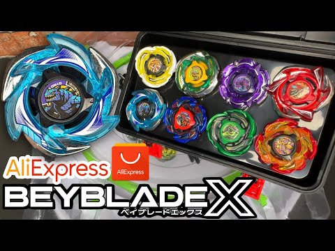 BEYBLADE X BRAVE PIRATE SALAMANDER FROM THE ALIEXPRESS SUITCASE VS THE ENTIRE BEYBLADE X COLLECTION