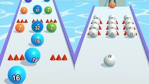 Ball Run 2048 🎱😷 - All Levels Gameplays  Android, iOS part 101