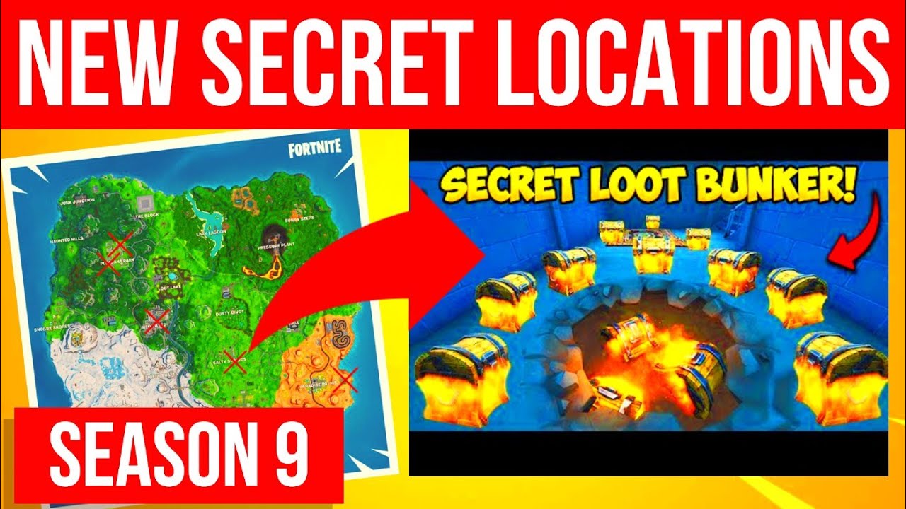 NEW Season 9 Secret Locations 99% Of Players Don't Know About..