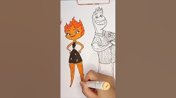 Elemental Ember Lumen & Wade Ripple #elemental #disneypixar #ember #wade #waderipple #emberlumen