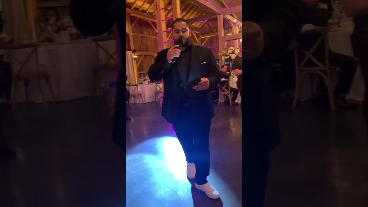 DJ Jonny Black full wedding party introduction at Sherman wedding!