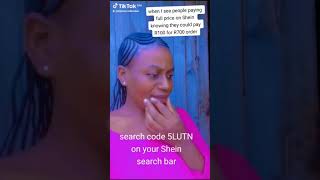 search code 5DAFE/5LUTN on your new Shein account search bar