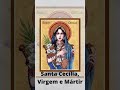 Santa Cecília, Virgem e Martir #shorts