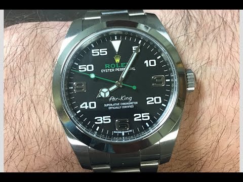 rolex air king review 2018